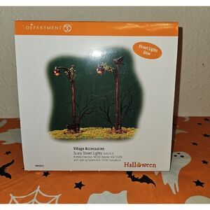 Department 56 "Scary Street Lights" Village Accessories